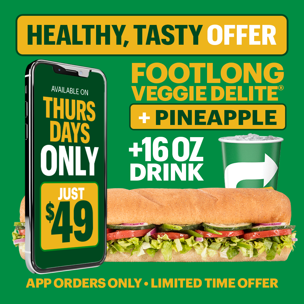 Thursday "Healthy, Tasty Offer"