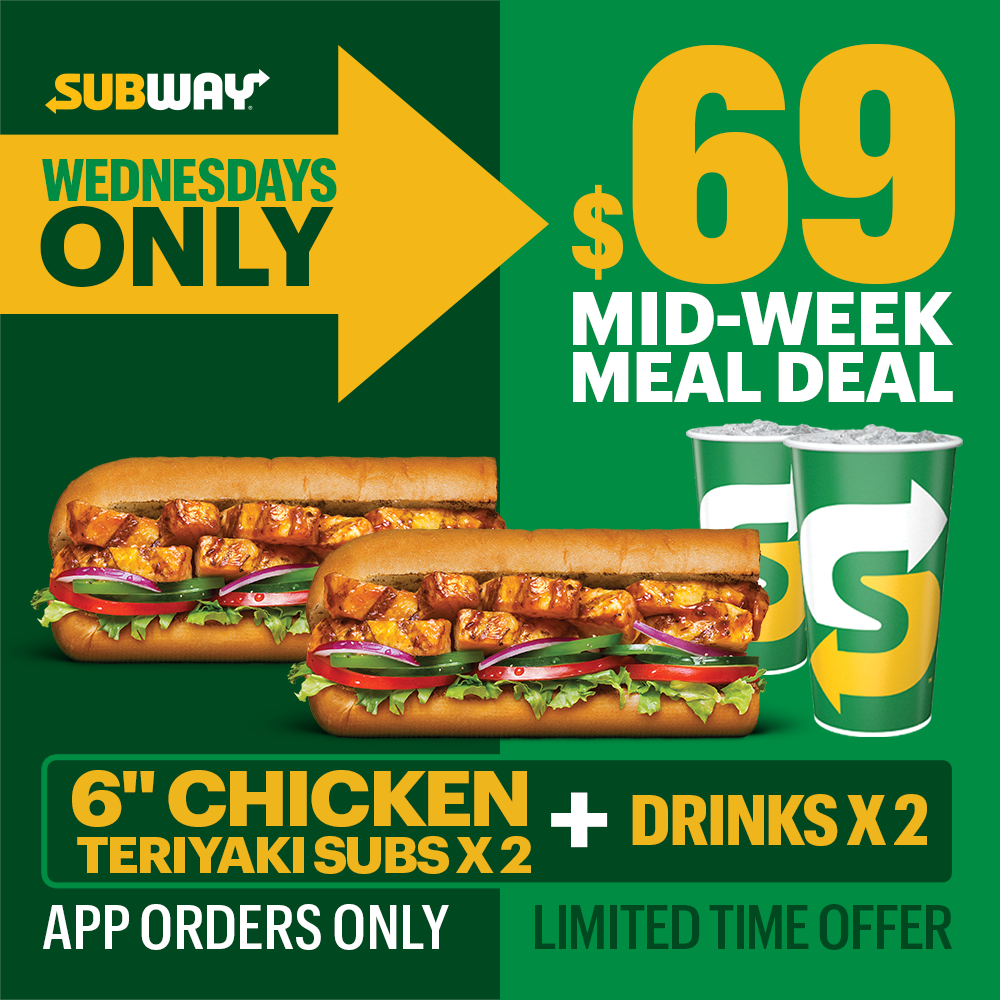 Wednesday "Mid-Week Meal Deal"