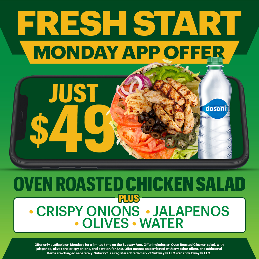 Monday "Fresh Start" Offer