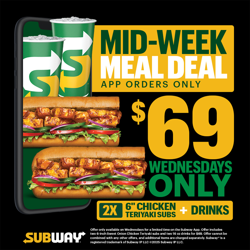 Wednesday "Mid-Week Meal Deal"