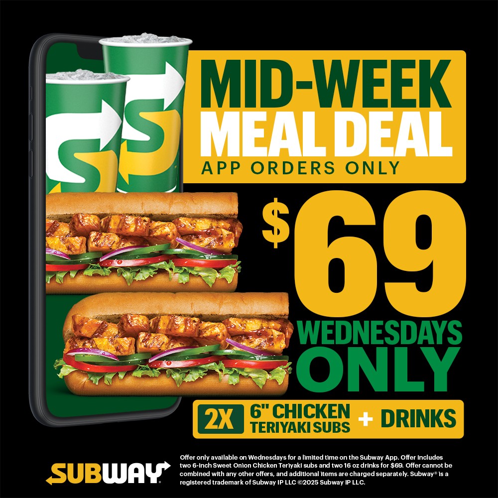 Wednesday "Mid-Week Meal Deal"