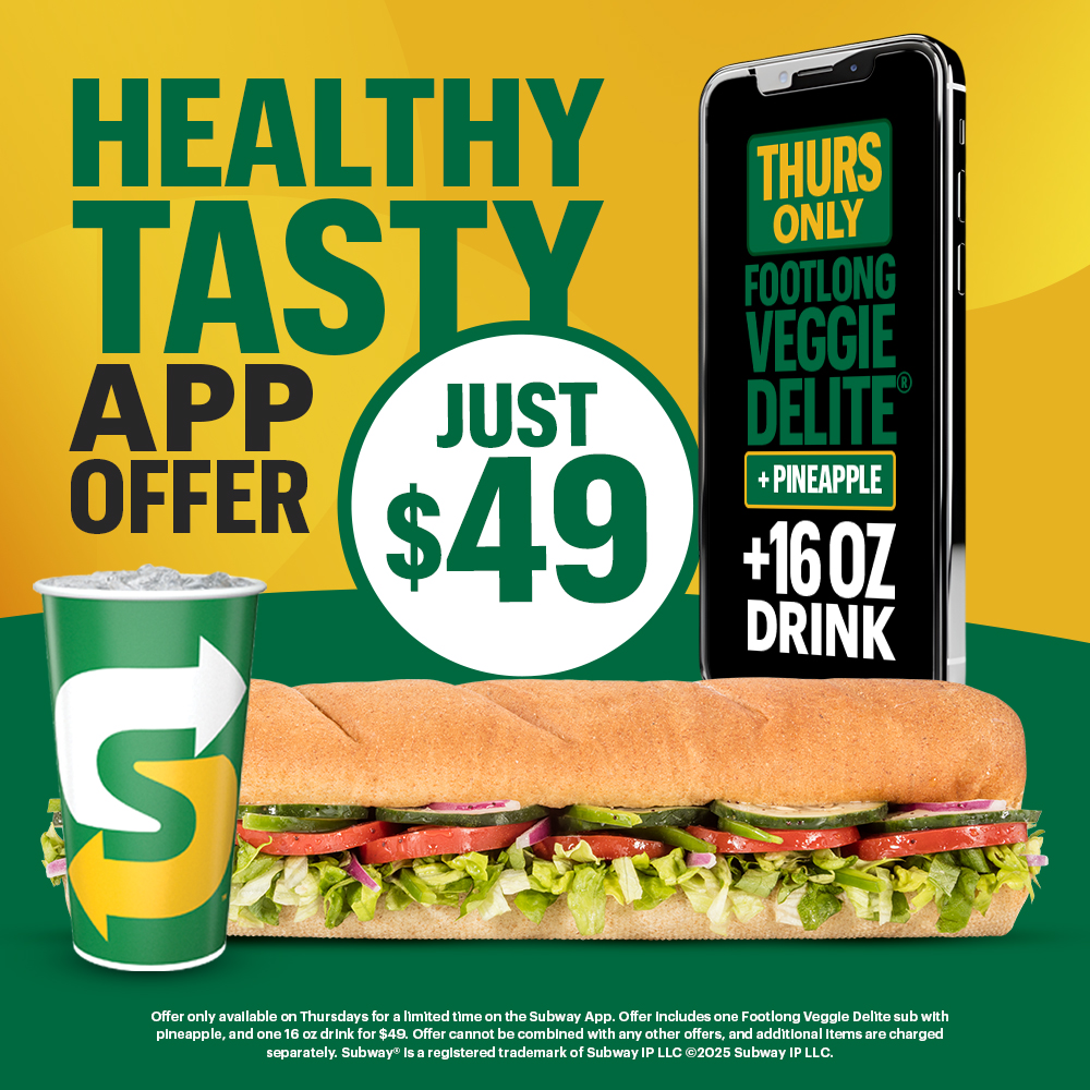 Thursday "Healthy, Tasty Offer"