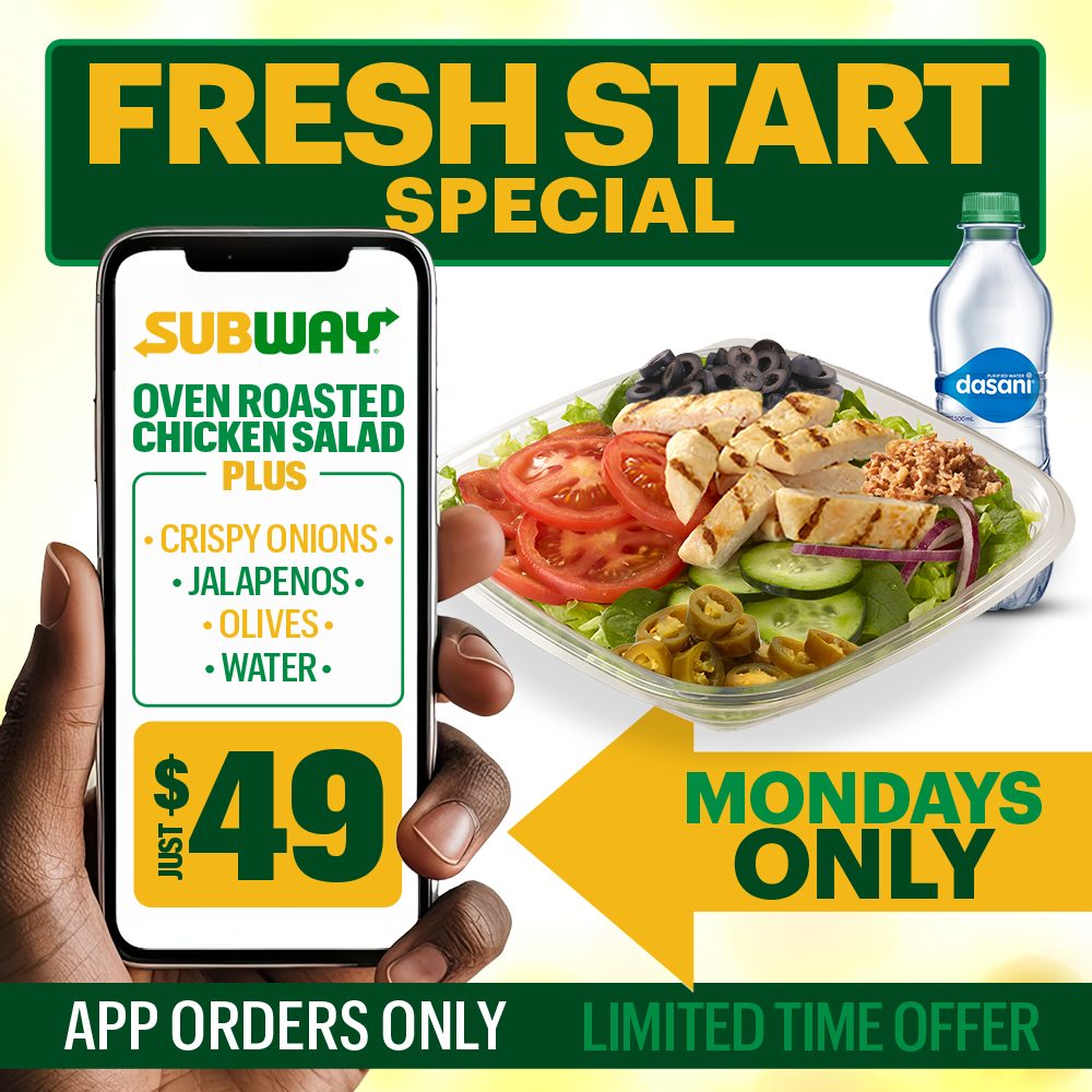 Monday "Fresh Start" Offer